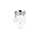 Plafonnier encastré halogène Dainolite MGL-94FH-PC Megallan 4-Lumières 100W Chrome poli
