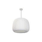 Suspend à cordon Dainolite MIA-181P-195F Mia 1-Lumière 60W Blanc mat