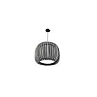 Suspend à cordon Dainolite MIA-181P-797 Mia 1-Lumière 60W Noir mat