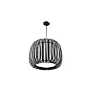 Suspend à cordon Dainolite MIA-181P-797 Mia 1-Lumière 60W Noir mat