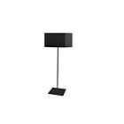 Lampe sur pied carré LED Dainolite MM201F-BK-797 séries Maine 1-lumière Noir mat 100w