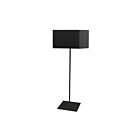 Lampe sur pied carré LED Dainolite MM201F-BK-797 séries Maine 1-lumière Noir mat 100w