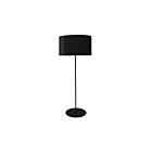 Lampe sur pied LED Drum Dainolite MM221F-BK-797 séries Maine 1-lumière Noir mat 100w