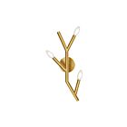 Dainolite MOR-203W-AGB Morgan 180W 3-Lumières Laiton vieilli Applique murale