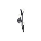 Dainolite MOR-203W-MB Morgan 180W 3-Lumières Noir mat Applique murale