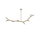 Suspendu à LED Dainolite Morgan MOR-608HP-AGB 480W 5-Lumières Laiton vieilli