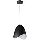 Suspendu DEL en acier Dainolite MYR-81P-BK séries Myra 1-lumière Noir 60w