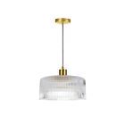 Dainolite NAD-123P-AGB-FL Nadine 1-lumière 60W Transparent LED Suspendu