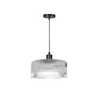 Dainolite NAD-123P-MB-FL Nadine 1-lumière 60W Transparent LED Suspendu