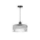 Dainolite NAD-123P-MB-FL Nadine 1-lumière 60W Transparent LED Suspendu