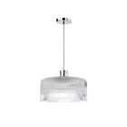 Dainolite NAD-123P-PC-FL Nadine 1-lumière 60W Transparent LED Suspendu