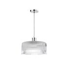Dainolite NAD-123P-PC-FL Nadine 1-lumière 60W Transparent LED Suspendu
