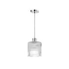 Dainolite NAD-71P-PC-FL Nadine 4-lumières 60W Transparent LED Suspendu