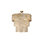 Dainolite NNA-309P-AGB-ALB Nena 1-lumière 540W Imitation albâtre LED Suspendu