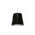 Grand Suspendu à tambour surdimensionné à DEL Dainolite OD-L-697 séries Oversized Drum 1-lumière Noir 150w