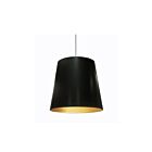Grand Suspendu à tambour surdimensionné à DEL Dainolite OD-L-698 séries Oversized Drum 1-lumière Noir 150w