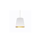 Suspendu à tambour LED surdimensionné moyen Dainolite OD-M-692 séries Oversized Drum 1-lumière Blanc 150w