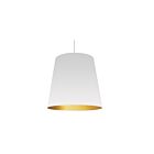 Suspendu à tambour surdimensionné à LED de grande taille Dainolite OD-XL-692 séries Oversized Drum 1-lumière Blanc 150w