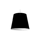 Suspendu tambour LED Dainolite OD-XL-797 Oversized Drum 1-Lumière 150W Chrome poli