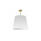 Suspendu à tambour surdimensionné LED Dainolite Oversized Drum ODR-L-790 1-lumière 100W blanc