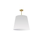 Suspendu à tambour surdimensionné LED Dainolite Oversized Drum ODR-L-790 1-lumière 100W blanc