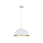 Dainolite OFE-161P-MW-GLD Ofelia 1-Lumière 100W Blanc mat Suspendu