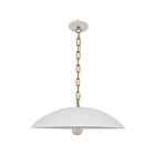 Dainolite OFE-191P-MW-AGB Ofelia 1-lumière 100W Blanc mat Suspendu