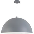 Suspendu à LED Dainolite Ofelia OFE-201P-GRY 100W 1-Lumière Gris
