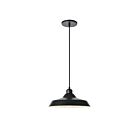 Dainolite OLY-121P-MB Olya 1-lumière 100W Noir mat LED Suspendu