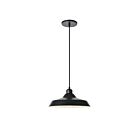 Dainolite OLY-121P-MB Olya 1-lumière 100W Noir mat LED Suspendu