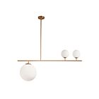 Suspendu incandescent Dainolite ORN-363P-GLD séries Orion 3-lumières Or 180w