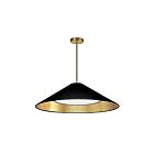Suspendu à LED Dainolite Padme PAD-2630P-AGB-698 30W 1-Lumière Noir