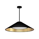 Suspendu à LED Dainolite Padme PAD-2630P-MB-698 30W 1-Lumière Noir