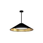 Suspendu à LED Dainolite Padme PAD-2630P-MB-698 30W 1-Lumière Noir