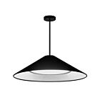 Suspendu à LED Dainolite Padme PAD-2630P-MB-797 30W 1-Lumière Noir