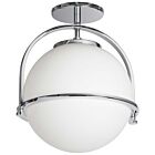 Plafonnier semi encastré Dainolite PAO-121SF-PC Paola 1-Lumière Chrome poli 60W