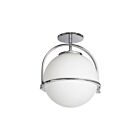 Plafonnier semi encastré Dainolite PAO-121SF-PC Paola 1-Lumière Chrome poli 60W