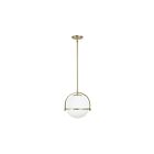 Dainolite PAO-131P-AGB Paola 1-Lumière 60W Laiton vieilli Suspendu