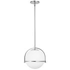 Dainolite PAO-131P-PC Paola 1-Lumière 60W Chromé poli Suspendu