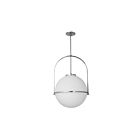 Suspendu Dainolite PAO-161P-PC Paola 1-Lumière Chrome poli 60W