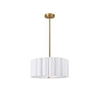 Dainolite PCA-163P-AGB-WH Pacifica 3-lumières 180W Blanc LED Suspendu