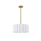 Dainolite PCA-163P-AGB-WH Pacifica 3-lumières 180W Blanc LED Suspendu