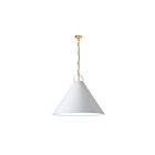 Suspendu incandescent Dainolite Princeton PCN-321P-AGB-790 100W 1 lumière blanc