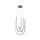 Dainolite PCR-1654LEDP-PC Pacari 54W Chromé poli Suspendu