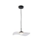 Dainolite PCV-1510LEDP-MB Percival 1-lumière 10W Transparent et blanc LED Suspendu