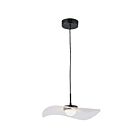 Dainolite PCV-1510LEDP-MB Percival 1-lumière 10W Transparent et blanc LED Suspendu