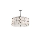 Suspendu tambour LED Dainolite PEM-244P-PC-WG séries Pembroke 4-lumières Or 400w