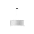 Suspendu incandescent Dainolite Philis PHL-344P-MB-WH 400W 4 lumières blanc