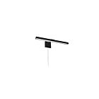 Lampe d'image LED Dainolite PIC222-24LED-MB 10W 3-Lumières Noir mat