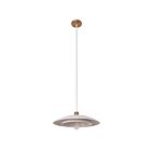 Dainolite PIM-171P-MW Pima 1-lumière 60W Blanc mat LED Suspendu